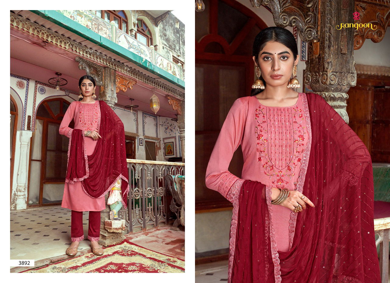 Rangoon Hi Five New Exclusive Wear Designer Kurti Pant With Dupatta Collection